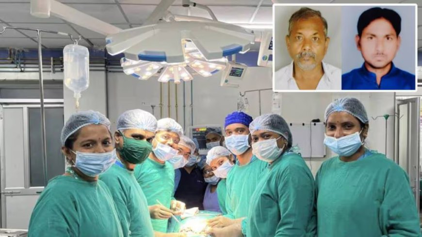 किडनी प्रत्यारोपणाद्वारे वडील मुलाला जीवनदान देतात