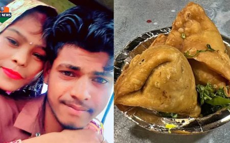 समोसा न आणल्याबद्दल पत्नीने पतीला बेदम मारहाण! व्हिडिओ व्हायरल