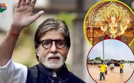 लालबागच्या चरणी बिग बींचे लाखो रुपयांचे दान, चाहत्यांचा प्रश्न – पंजाबला मदत कधी?