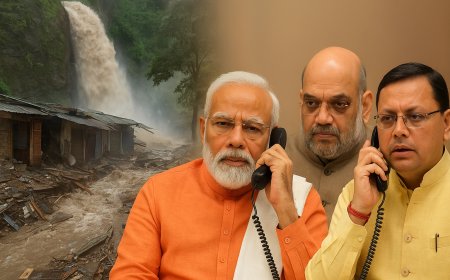 देहरादून सहस्त्रधारा कारलीगाढ येथे भीषण ढगफुटी, PM मोदी-अमित शाह यांनी घेतली माहिती