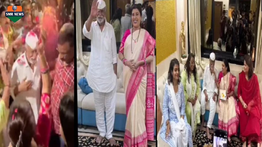 आजचा दिवस आनंदाचा होता…., बाबा 'दगडी चाळी' मध्ये परतल्यानंतर पत्नीची भावनिक पोस्ट