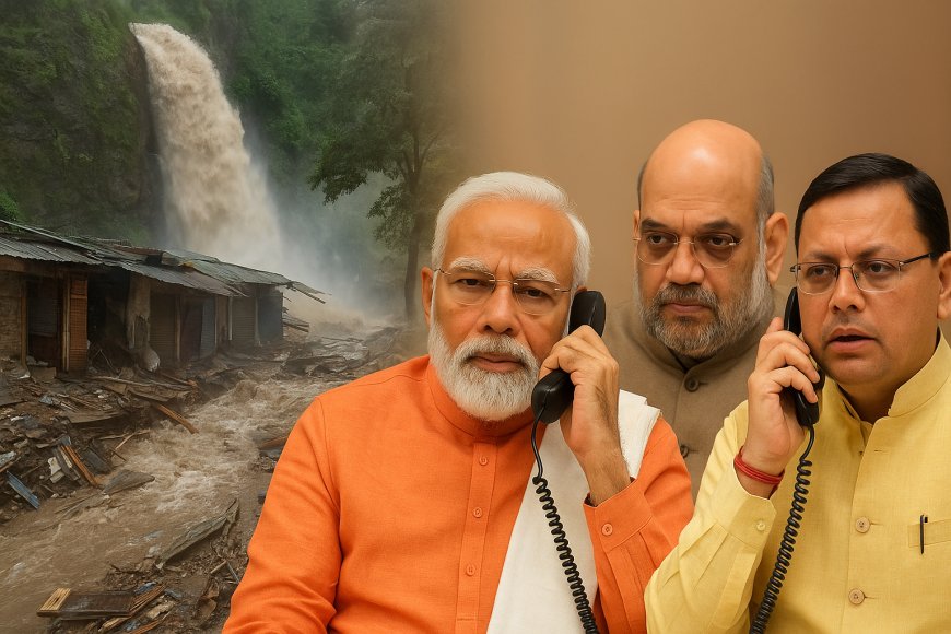 देहरादून सहस्त्रधारा कारलीगाढ येथे भीषण ढगफुटी, PM मोदी-अमित शाह यांनी घेतली माहिती