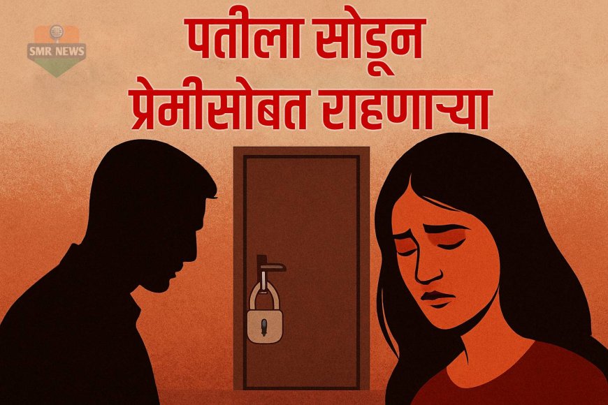 पतीला सोडून प्रेमीसोबत... दरवाज्याला कडी लावून! महिलेचा मृतदेह घरात