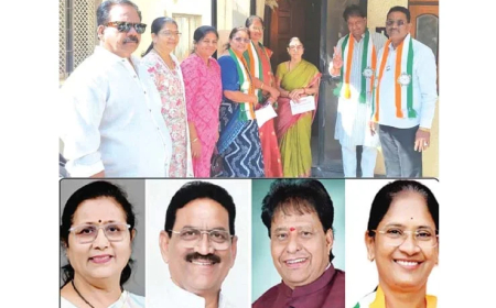 शिलाँग रोडवरील पन्नालाल नगर येथे जोरदार प्रचार