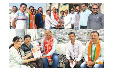 शेगाव-रहाटगाव विभागात भाजपच्या उमेदवार कल्याणी तायडे, धीरज बारबुद्धे, वंदना मडघे, नरेंद्र देशमुख यांना वाढता पाठिंबा.