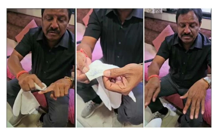 अमरावतीमध्येही निवडणुकीची शाई पुसल्याचे प्रकरण समोर आले?