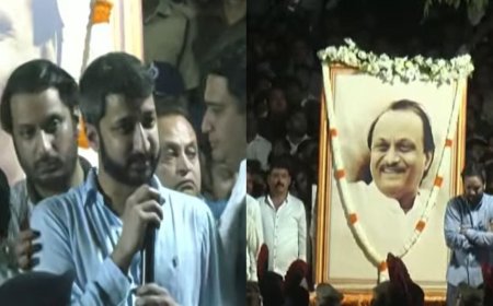 Ajit Pawar Passes Away : अजित दादांचे पार्थिव पुन्हा रुग्णालयात, माहिती देताना जय पवार यांच्या डोळ्यात पाणी