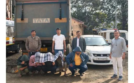 वाळू तस्करीत सहभागी असलेल्या ओव्हरलोडेड हिवा वाहने जप्त