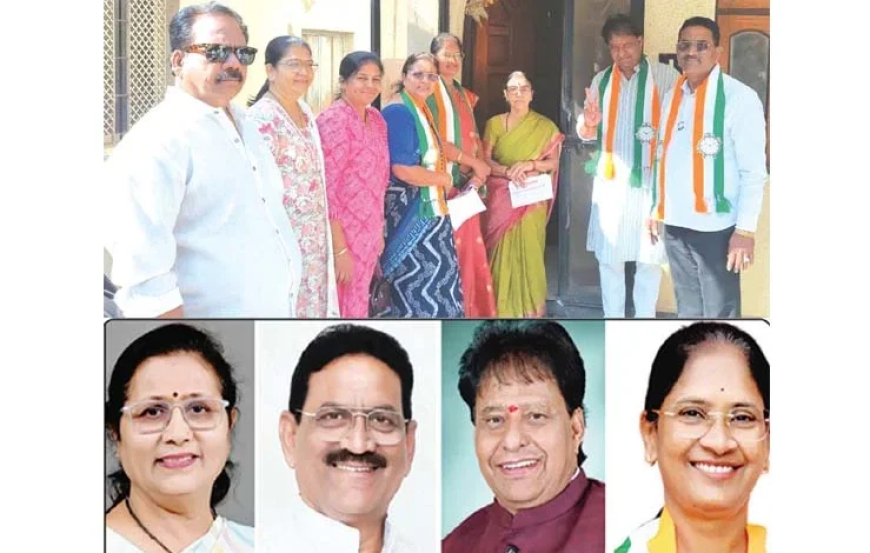 शिलाँग रोडवरील पन्नालाल नगर येथे जोरदार प्रचार