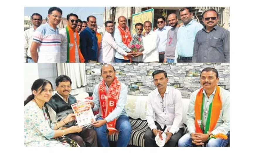 शेगाव-रहाटगाव विभागात भाजपच्या उमेदवार कल्याणी तायडे, धीरज बारबुद्धे, वंदना मडघे, नरेंद्र देशमुख यांना वाढता पाठिंबा.