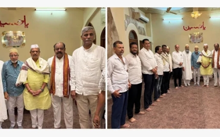 माजी मंत्री डॉ. देशमुख यांनी बोहरा समाजाला ईदच्या शुभेच्छा दिल्या.