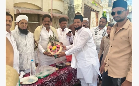 नालासाबपुरा येथे ईद मिलन परिषद संपन्न