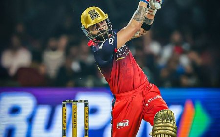RCB vs SRH: विराट कोहलीचं नाबाद अर्धशतक, पहिल्याच सामन्यात नोंदवले इतके सारे विक्रम
