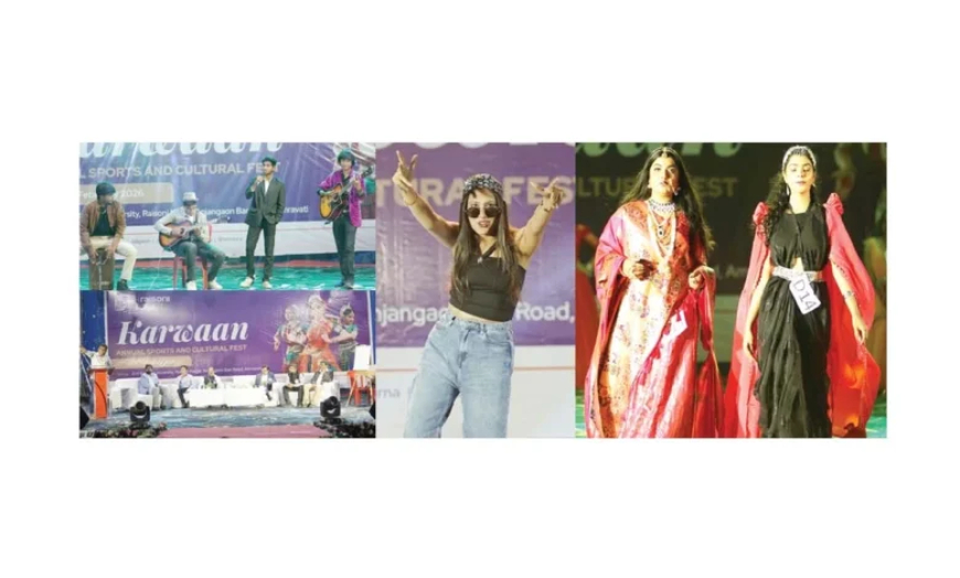 जी एच रायसोनी विद्यापीठाच्या सांस्कृतिक आणि क्रीडा महोत्सवात विद्यार्थ्यांनी त्यांच्या प्रतिभेचे सात रंग दाखवले.