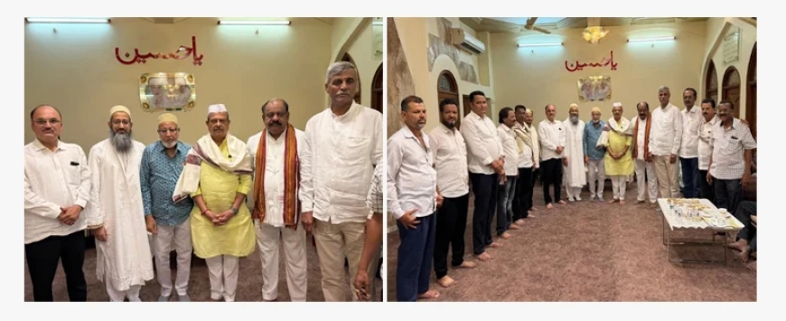 माजी मंत्री डॉ. देशमुख यांनी बोहरा समाजाला ईदच्या शुभेच्छा दिल्या.