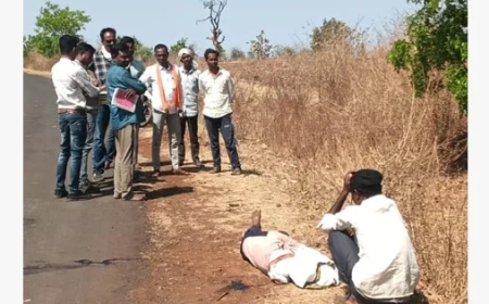 डंपरची धडक बसल्याने तरुणाचा मृत्यू