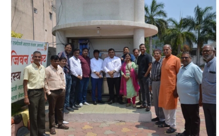 रामदेव बाबा मंदिरात समर्पित वॉटर कूलर