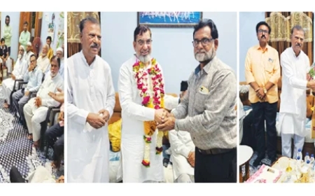 काँग्रेसचे निरीक्षक आफताब अहमद यांनी मुस्लिम समाजासोबत एक महत्त्वाची चर्चा केली.
