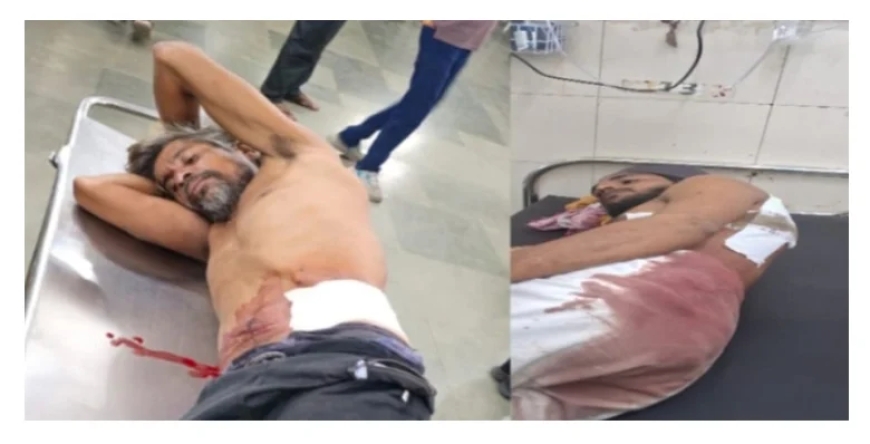 नागपुरी गेट परिसरात चाकू हल्ला, दोघे जखमी