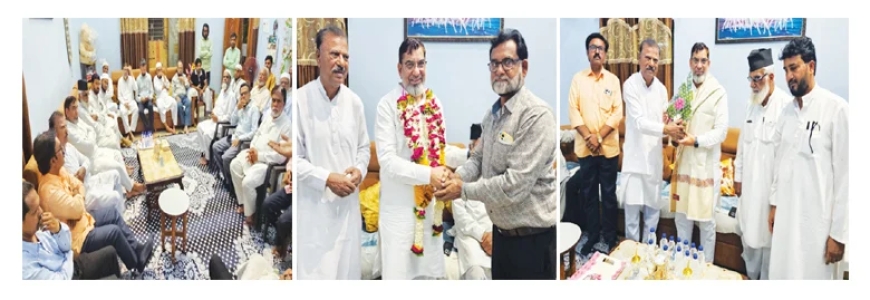 काँग्रेसचे निरीक्षक आफताब अहमद यांनी मुस्लिम समाजासोबत एक महत्त्वाची चर्चा केली.