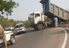 माजरी वस्ती येथे अवैध रेती वाहतुकीवर कारवाई
