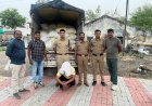 चांदूर बाजार पोलिसांची अवैध तांदूळ वाहतुकीवर मोठी कारवाई