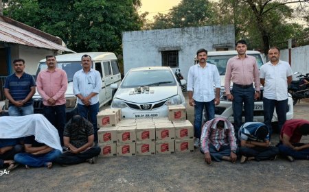 अमरावती ग्रामीण पोलिसांनी अवैध दारू तस्करीविरोधात मोठी आणि धडक कारवाई