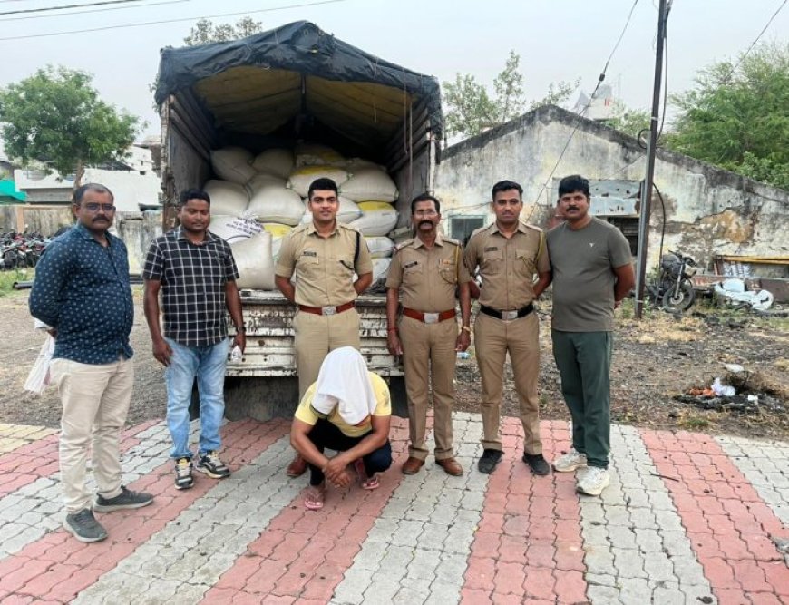 चांदूर बाजार पोलिसांची अवैध तांदूळ वाहतुकीवर मोठी कारवाई