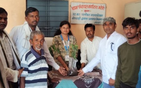 पर्यावरण दिनी भटोरीत वृक्षारोपणासह ‘आऊट ऑफ सिल्याबस’ चित्रपटाचे अनोखे प्रमोशन