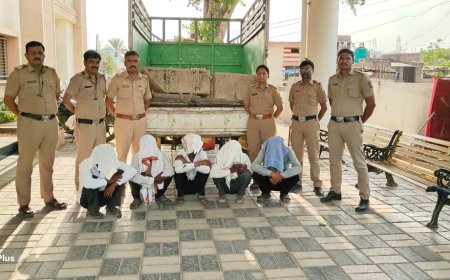 विहीर बांधकाम साहित्य चोरी प्रकरणाचा पोलिसांकडून छडा; सहा जणांना अटक