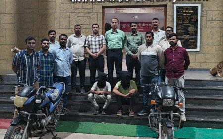 अकोला में वाहन चोरों पर पुलिस की बड़ी कार्रवाई, दो आरोपी गिरफ्तार
