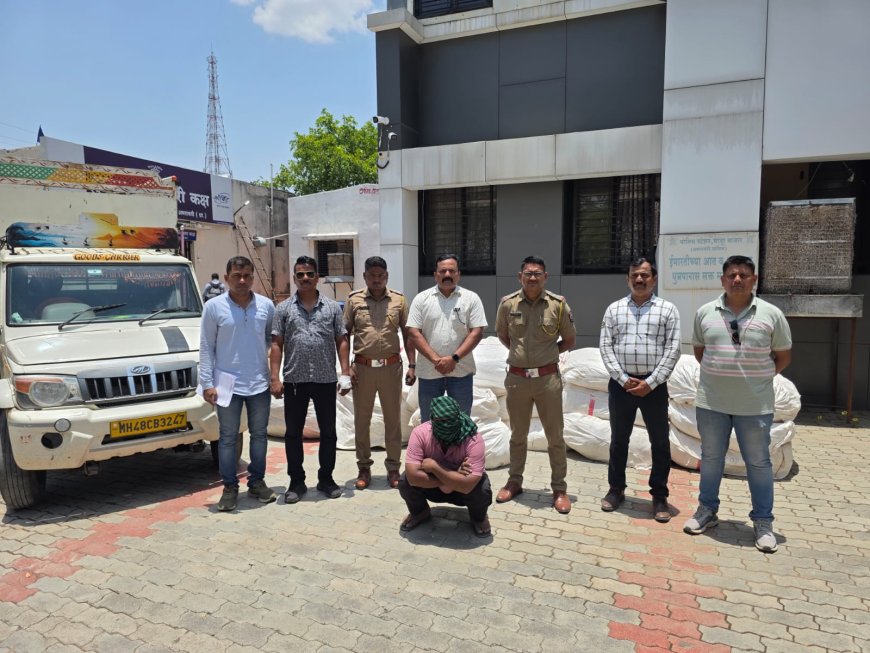 रेल्वे फाटकाजवळ पोलिसांचा थरारक पाठलाग; बोलेरोतून 13.78 लाखांचा प्रतिबंधित गुटखा जप्त