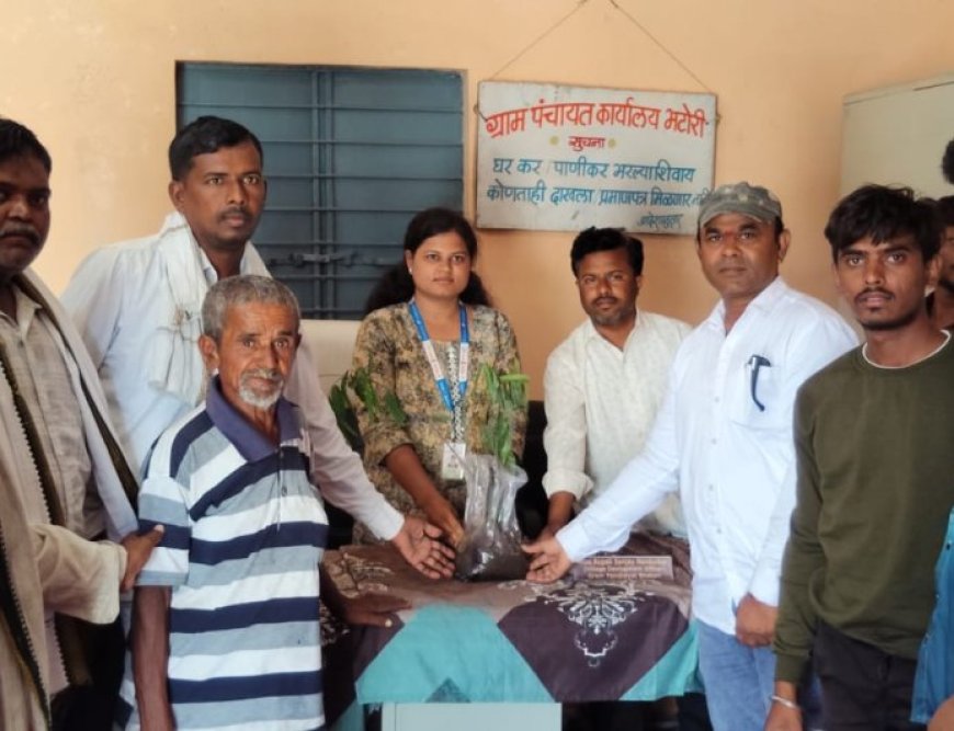 पर्यावरण दिनी भटोरीत वृक्षारोपणासह ‘आऊट ऑफ सिल्याबस’ चित्रपटाचे अनोखे प्रमोशन