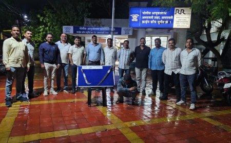अमरावती: क्राइम ब्रांच की बड़ी कार्रवाई, अवैध हथियारों के साथ आरोपी गिरफ्तार