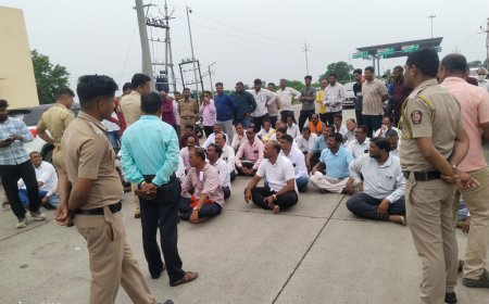 हैदत्तपुर–वडाला टोल पर आंदोलन स्थगित, लिखित आदेश नहीं मिला तो फिर होगा उग्र प्रदर्शन
