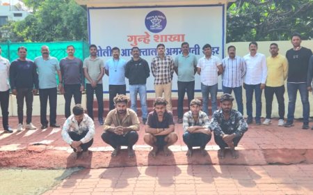 वलगांव डबल मर्डर केस में पुलिस की बड़ी सफलता: 24 घंटे के भीतर 5 मुख्य आरोपी गिरफ्तार, फरार होने से पहले दबोचा
