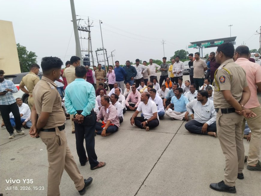 हैदत्तपुर–वडाला टोल पर आंदोलन स्थगित, लिखित आदेश नहीं मिला तो फिर होगा उग्र प्रदर्शन